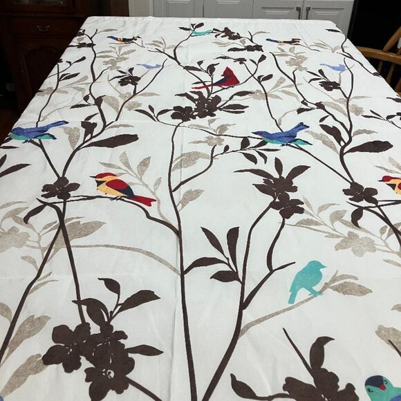 Beautiful Bird Shower Curtain - 67 wide. Shower Curtain only. No hooks. - Picture 1 of 2